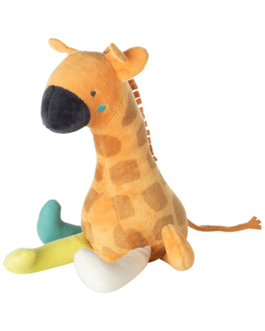 Girafe cale porte en velours