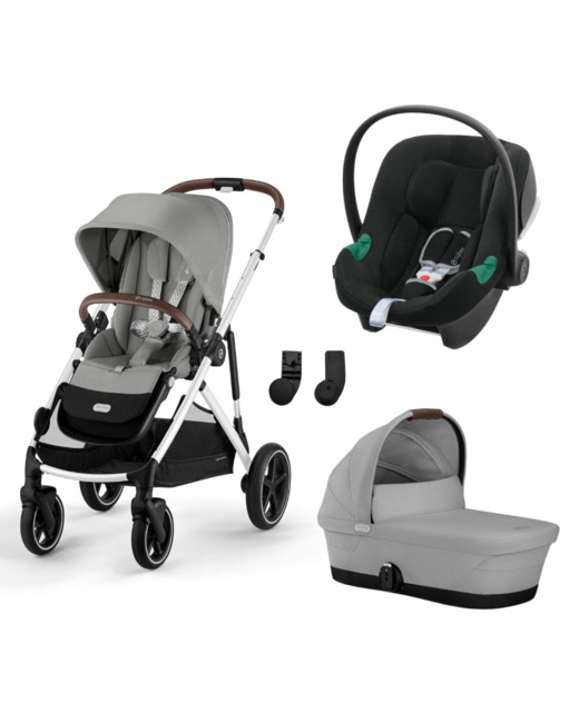 Poussette trio gazelle s + siège auto aton b2 i-size + nacelle s