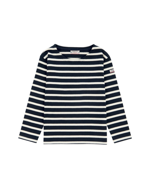 Marinière "Erwann" Kids - coton équitable - Rich Navy/Nature