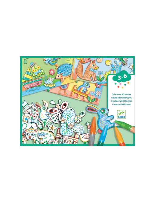Coffret Coloriage 3D Un monde à créer Animaux