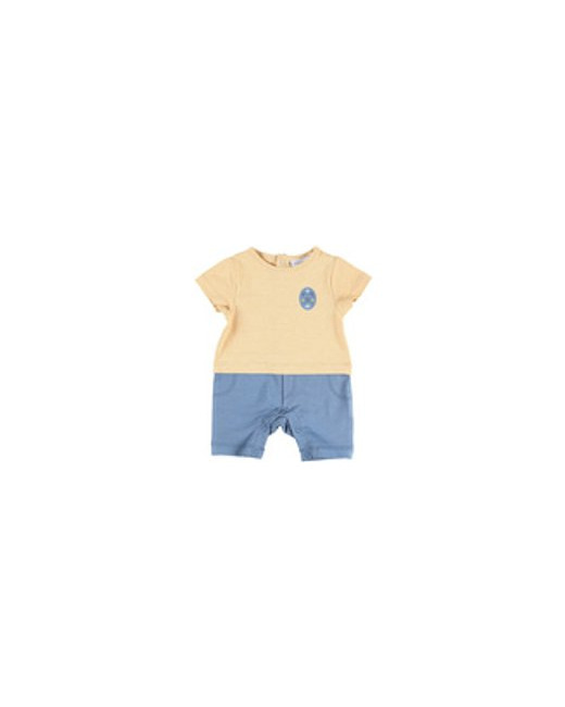 Combishort crêpe & jersey