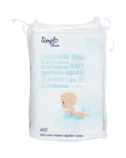 Coton lingettes nettoyantes