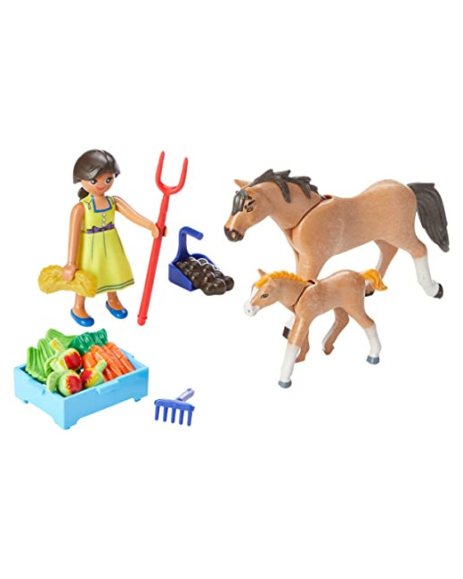 Apo avec cheval et poulain