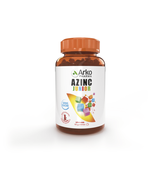 Boite de 60 gummies croissance Azinc Junior