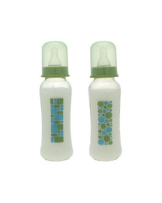 2 biberons verre 240 ml