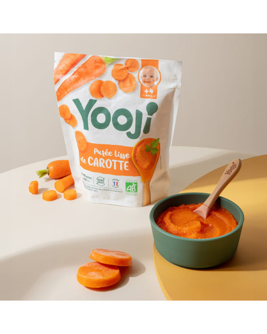 Purée lisse de Carotte bio