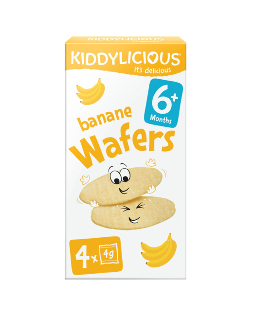 Gaufrettes Wafers Banane