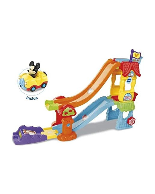 Tut tut Bolides - La Maison-toboggan Mickey avec cabriolet