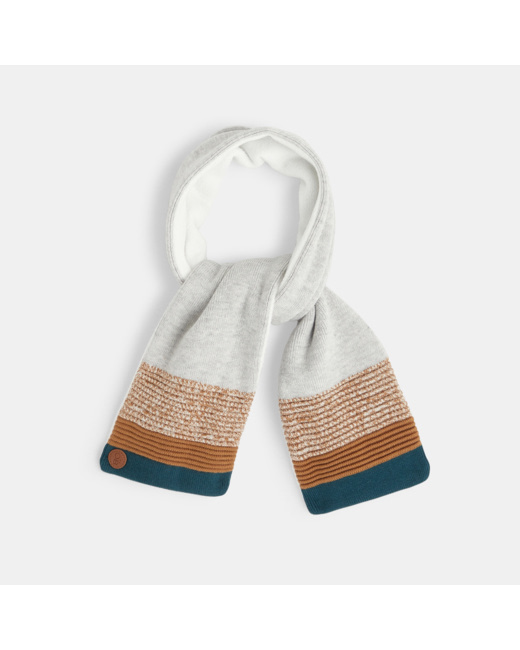 Echarpe tricot multi rayures bébé garçon