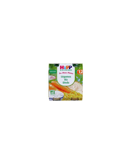 Légumes Riz Dinde 250g dès 12 mois