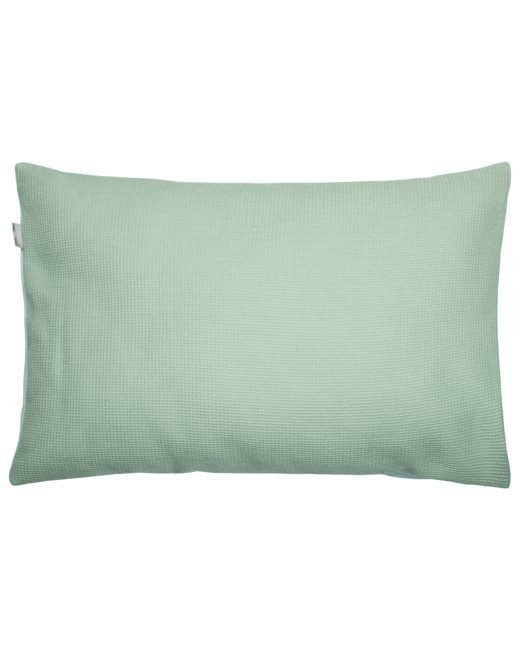 Taie d'oreiller unie en coton nid d'abeille