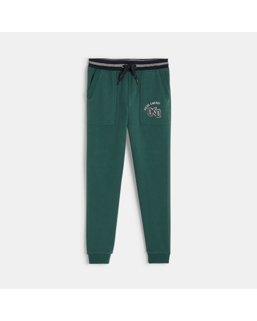 Pantalon de jogging vert garçon