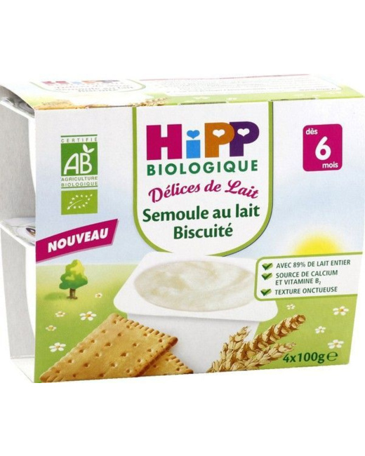Semoule Au Lait Biscuité