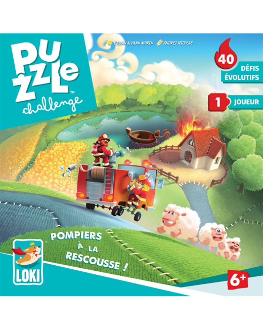 Puzzle Challenge Pompiers à la rescousse