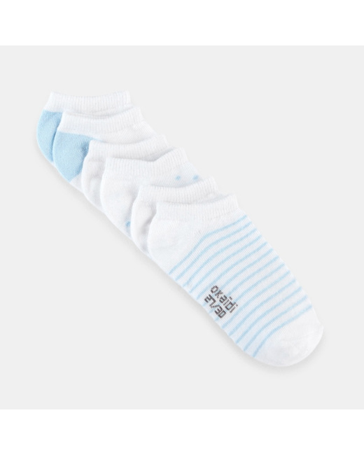 Socquettes (lot de 3) bleu fille