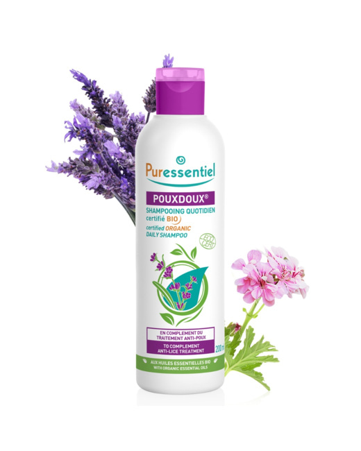 Shampooing Quotidien anti-poux Pouxdoux® certifié BIO