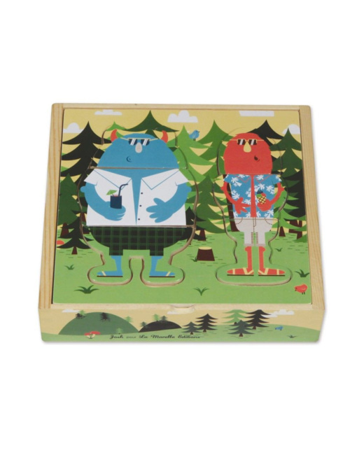 Puzzle bois Mon petit Dressing