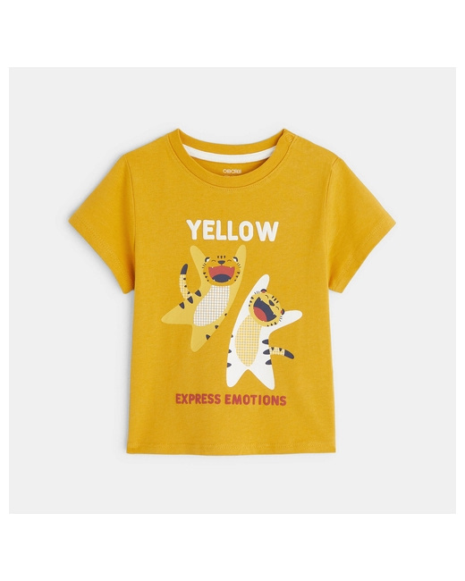 T-shirt Yellow tigres