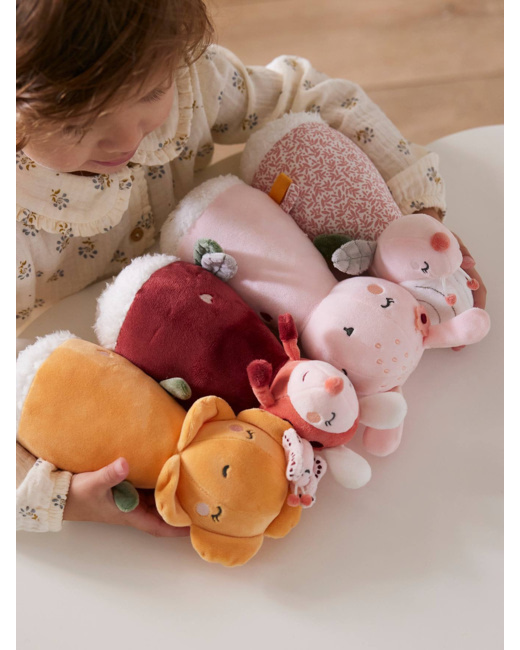 Jeu de quilles en tissu VOYAGE AU PAYS ROSE