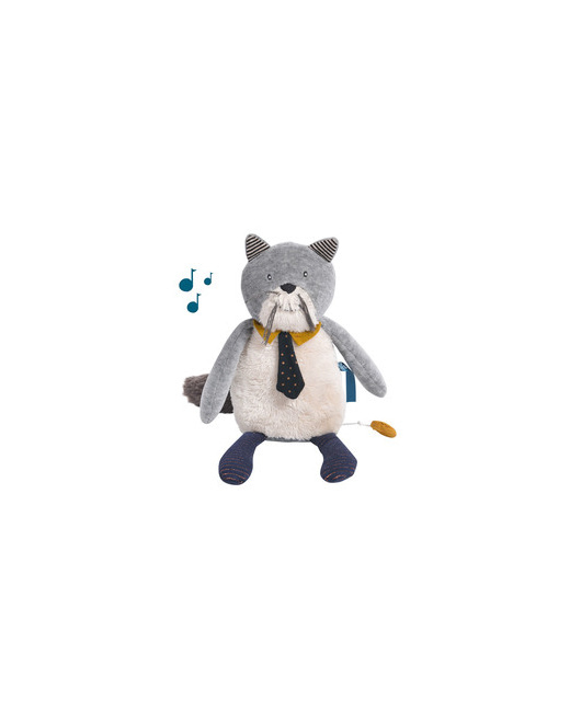Les Moustaches peluche musicale