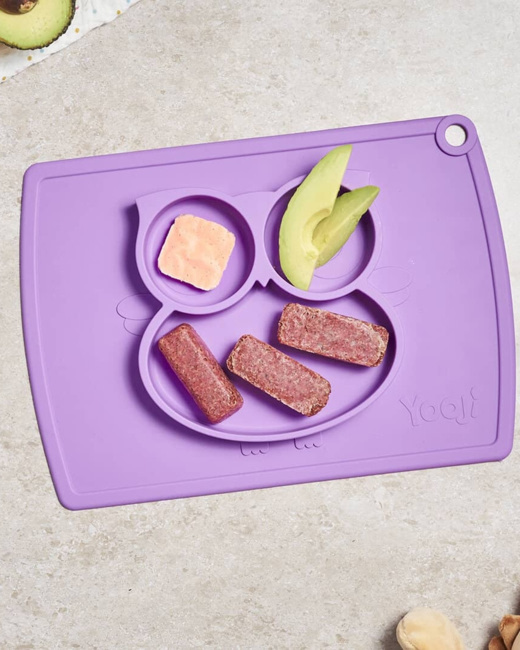 Assiette Compartimentée DME en silicone - Chouette