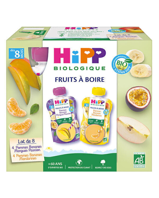 Gourdes fruits 2 saveurs Bio