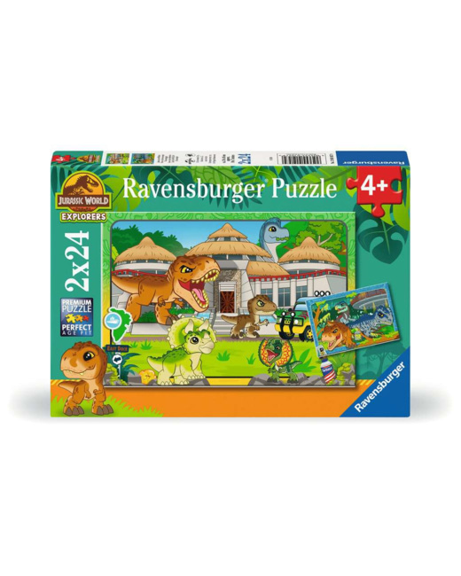 Puzzle Vivre en terre sauvage / Jurassic World Explorers - de 4 ans