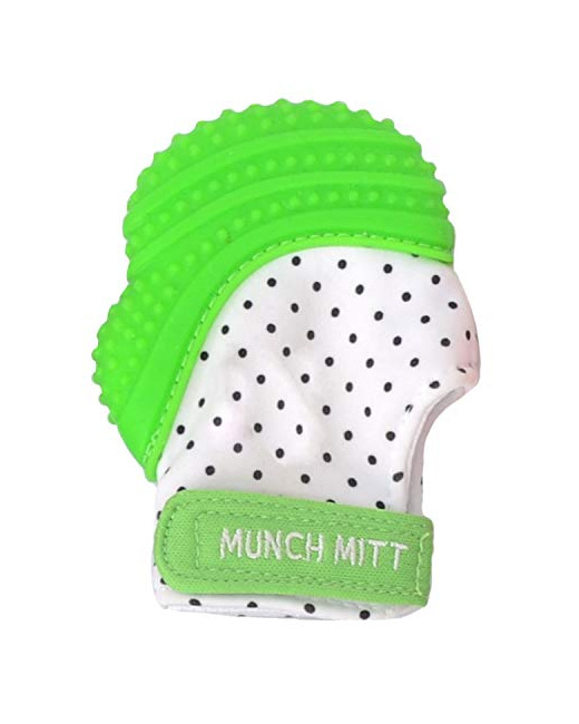 Mitaine de dentition avec bruit de froissement pour bébé