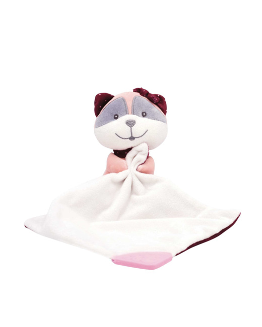 Doudou Renarde avec coin de dentition