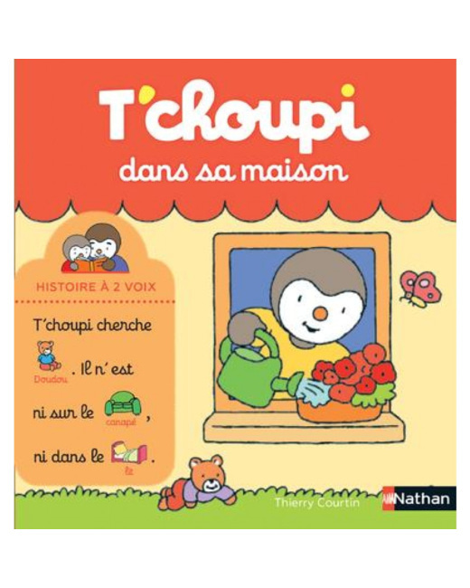 Livre T'choupi dans sa maison