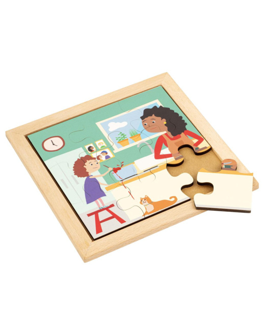 Puzzle en bois Dans la cuisine