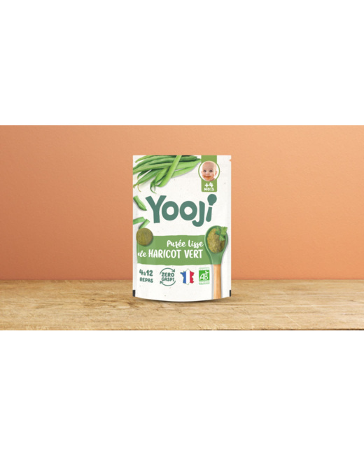 Purée lisse de Haricot Vert bio