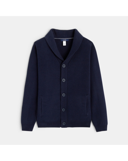 Gilet col V bleu garcon OKAIDI Comparateur Avis Prix