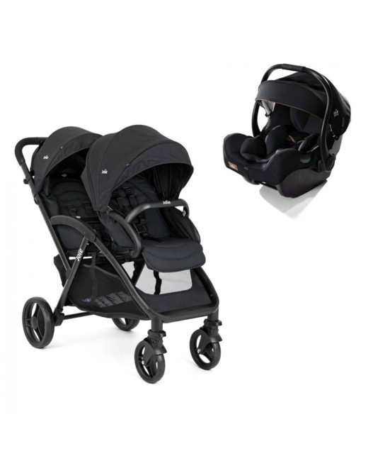 Poussette Duo Evalite Double Shale + Siège auto i-Jemini