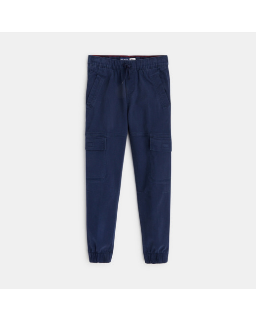 Jogpant cargo bleu garçon