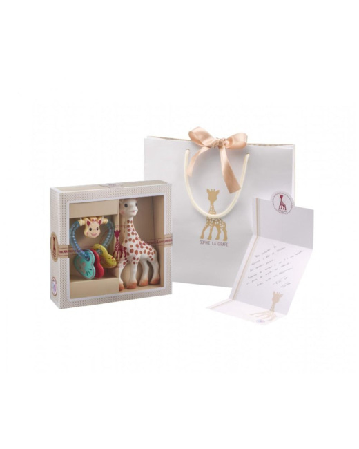 Coffret Sophiesticated - Sophie la girafe + Hochet cœur