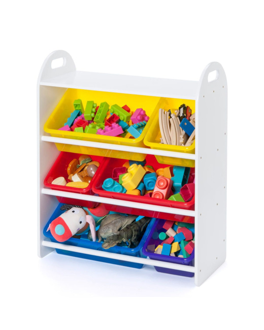 Etagère avec bacs de rangement
