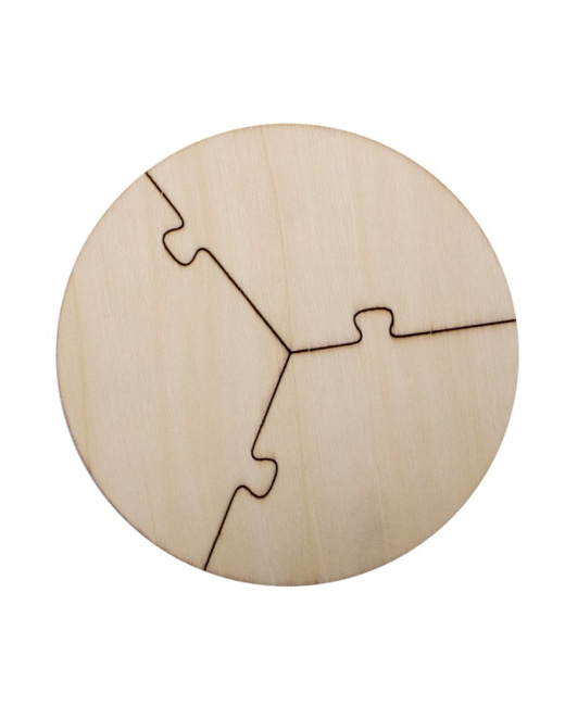 Puzzles Ronds En Bois