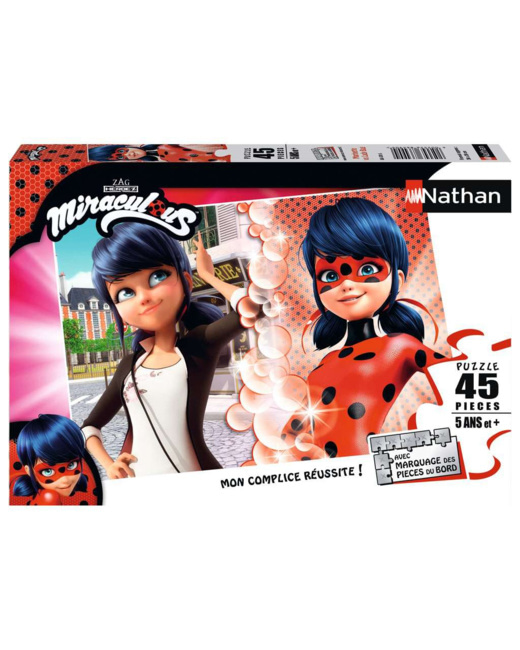 Puzzle Marinette vs Lady Bug / Miraculous - de 5 ans