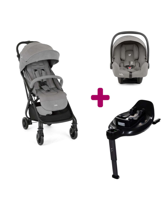 Poussette duo Tourist + siège auto i-snug 2 + i-base encore