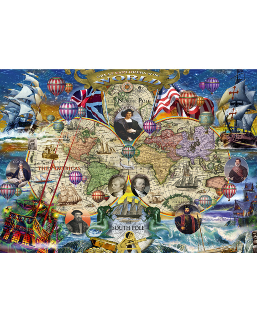 Puzzle Great Explorers of the World
