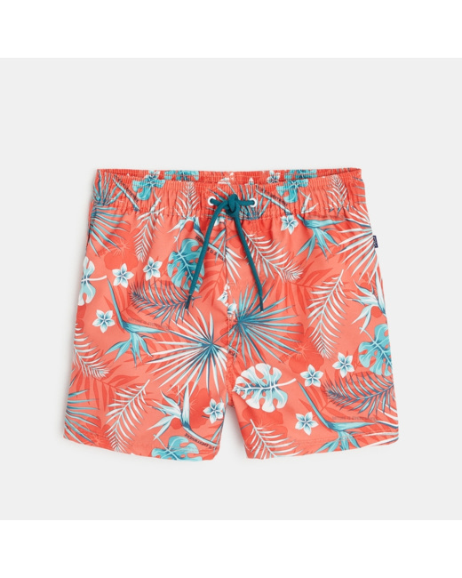 Short de bain imprimé orange garçon