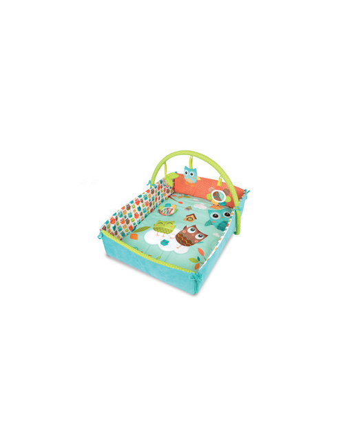 Tapis d'activités découvertes avec arche Chouette. 