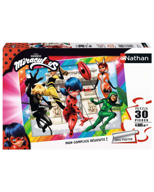 Puzzle Ladybug et ses amis super-héros / Miraculous - de 4 ans