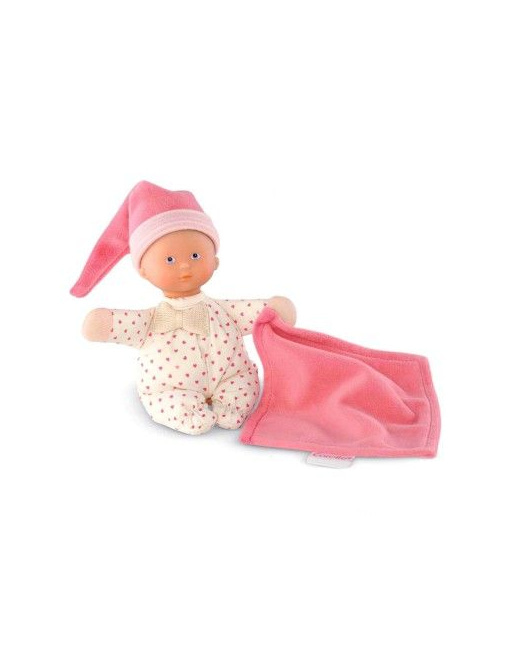 Doudou Minirêve : Coeurs roses