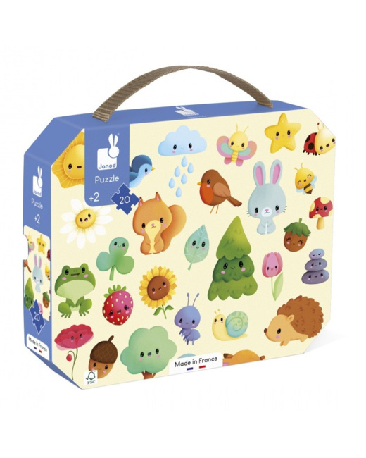 Puzzle Imagier de la nature 20 pcs