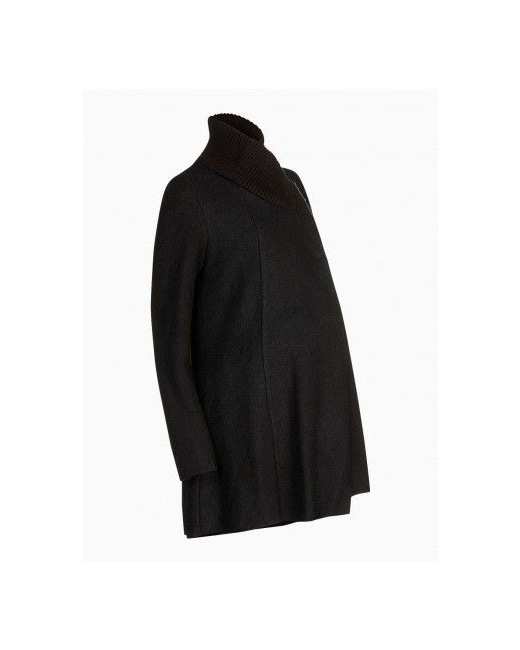 Manteau de grossesse col maille