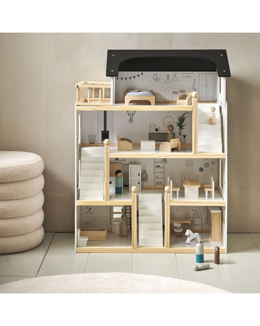 Maison poupée 19 accessoires La Maison d'Amélie