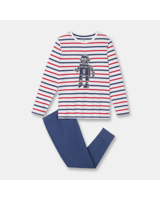 Pyjama phosphorescent bleu garçon