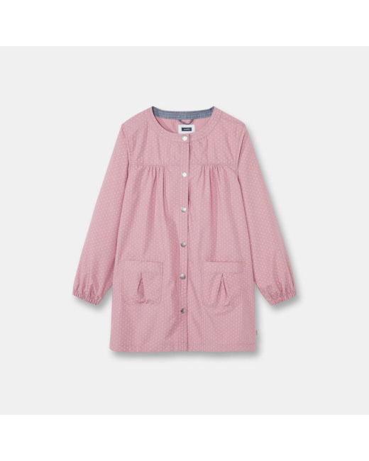 Tablier d'écolière rose fille